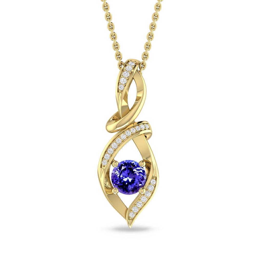 Yellow Gold - Tanzanite