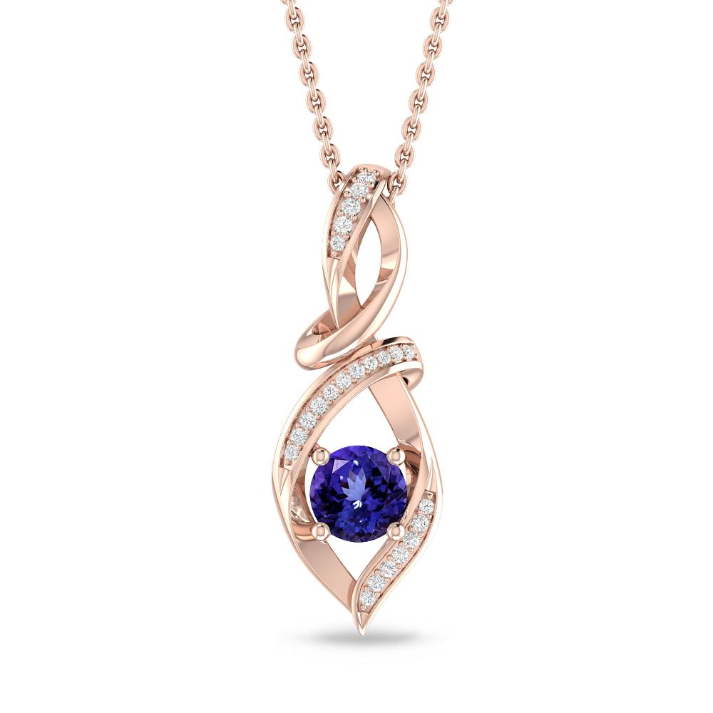 Rose Gold - Tanzanite