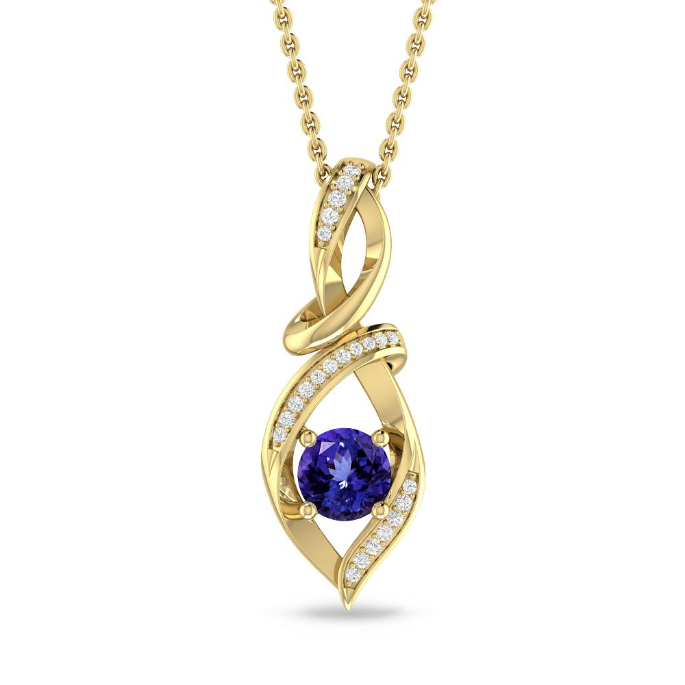 Yellow Gold - Tanzanite