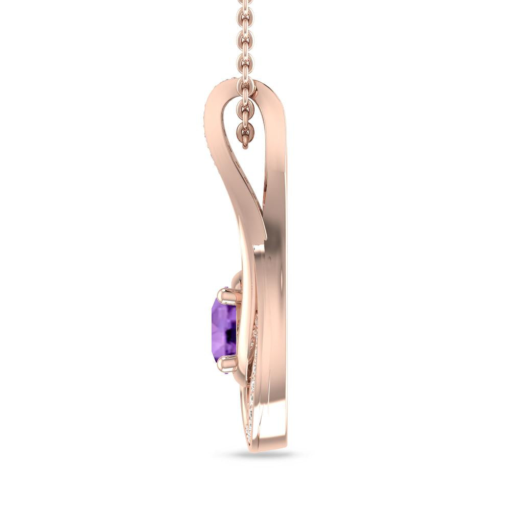 Rose Gold - Amethyst