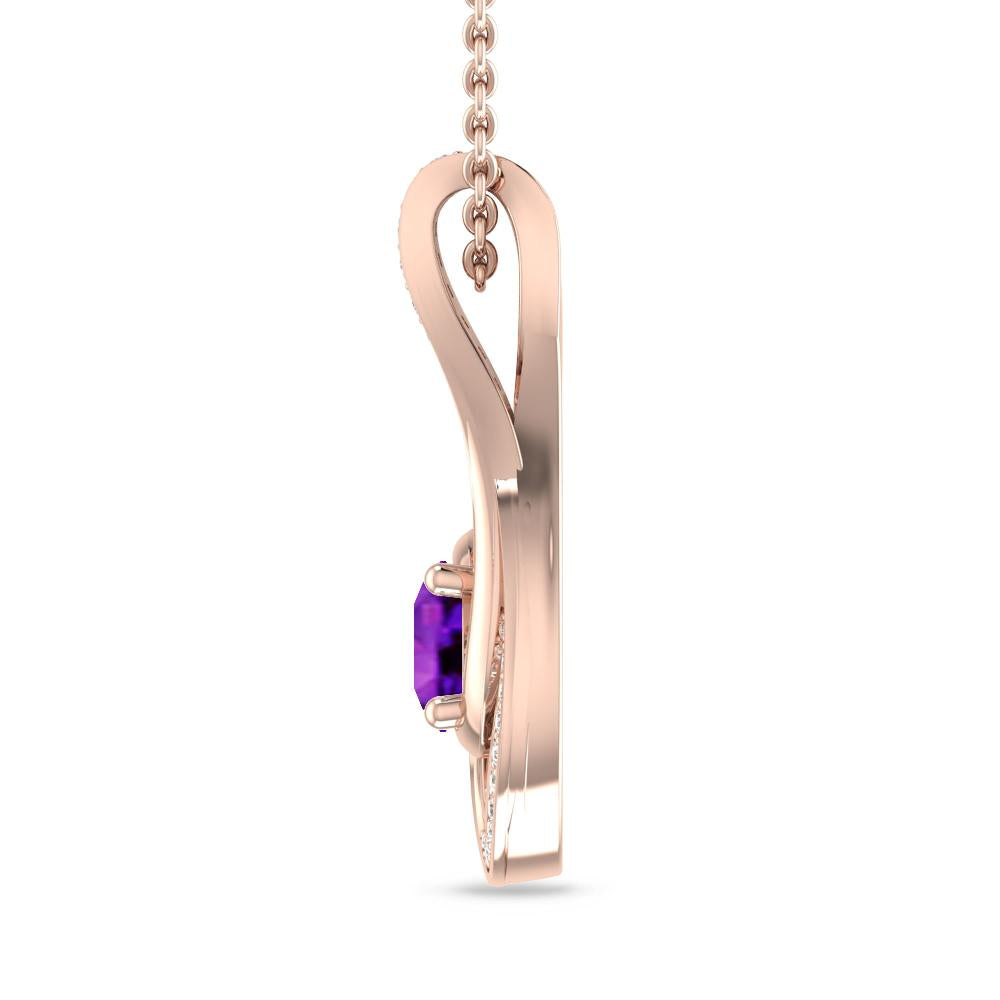 Rose Gold - Amethyst