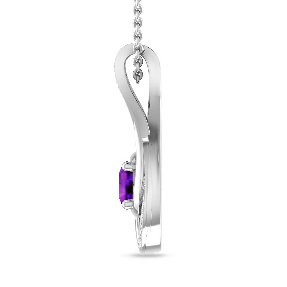 White Gold - Amethyst