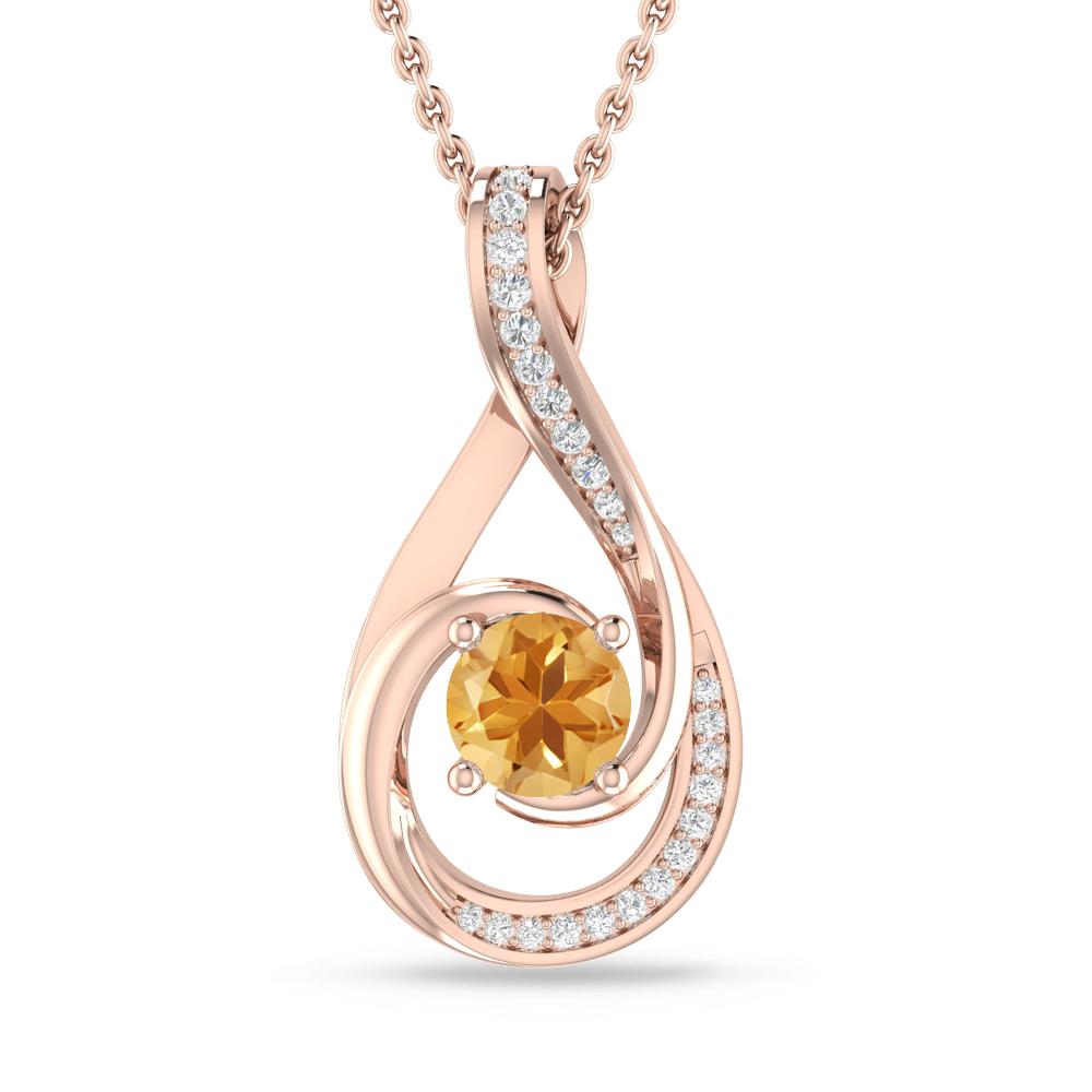 Rose Gold - Citrine