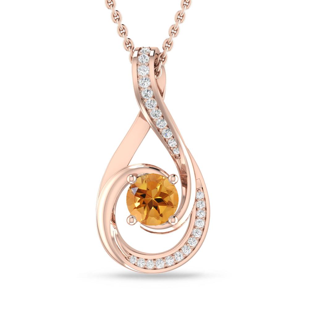 Rose Gold - Citrine