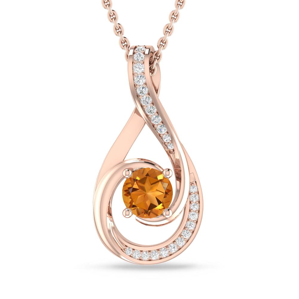 Rose Gold - Citrine