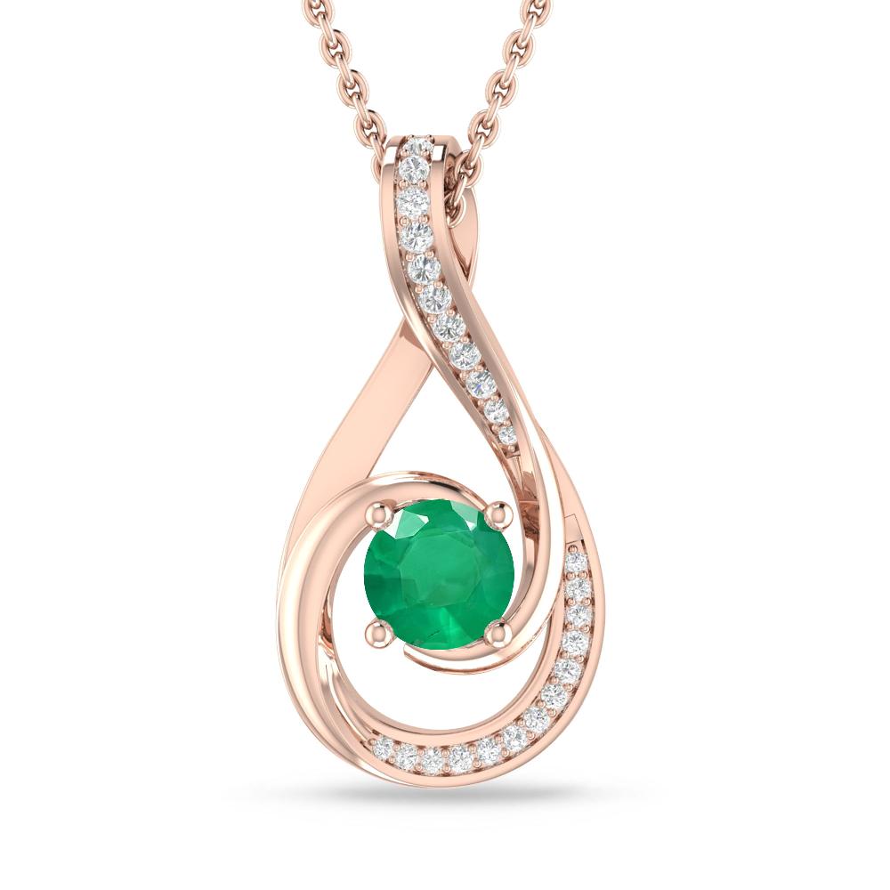 Rose Gold - Emerald