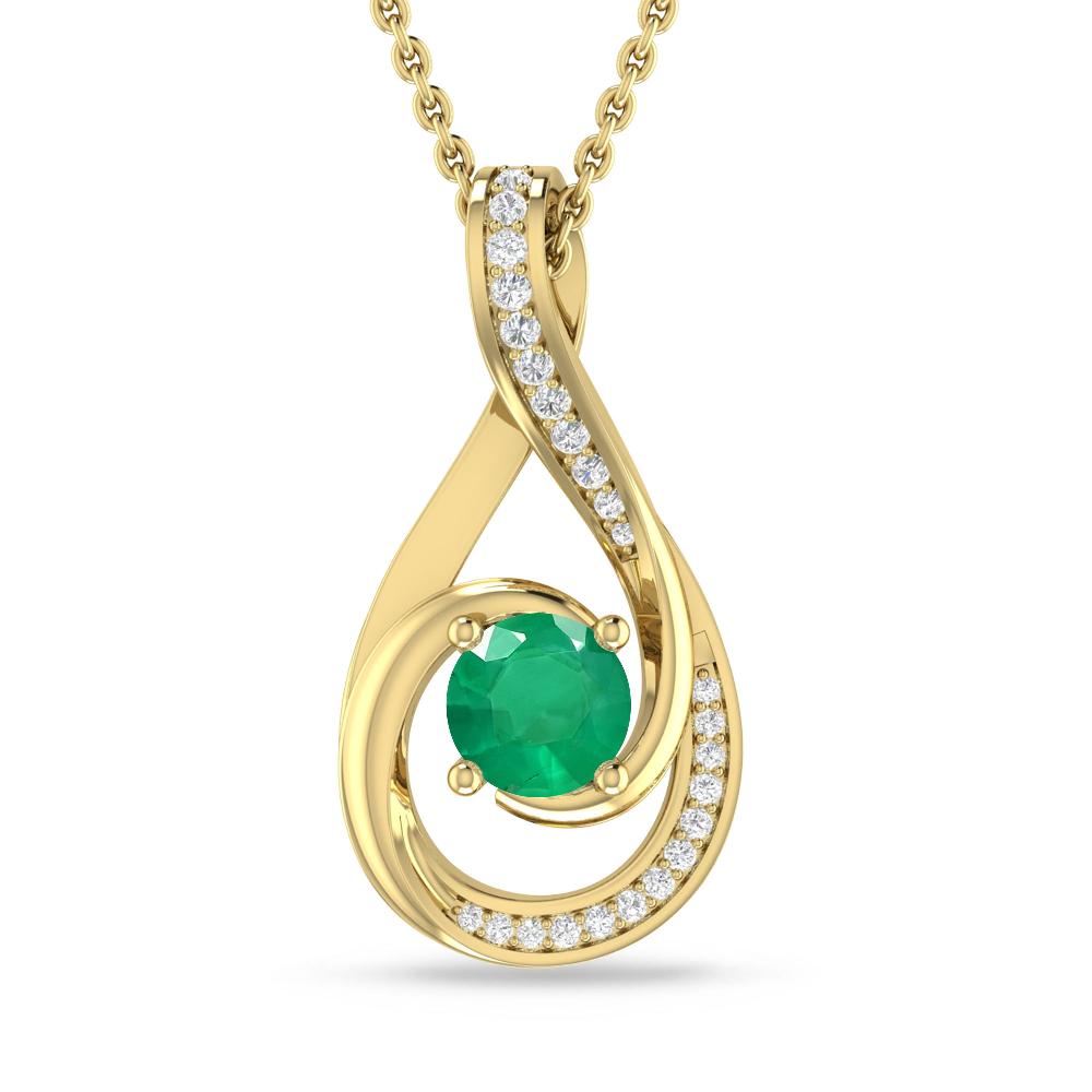 Yellow Gold - Emerald