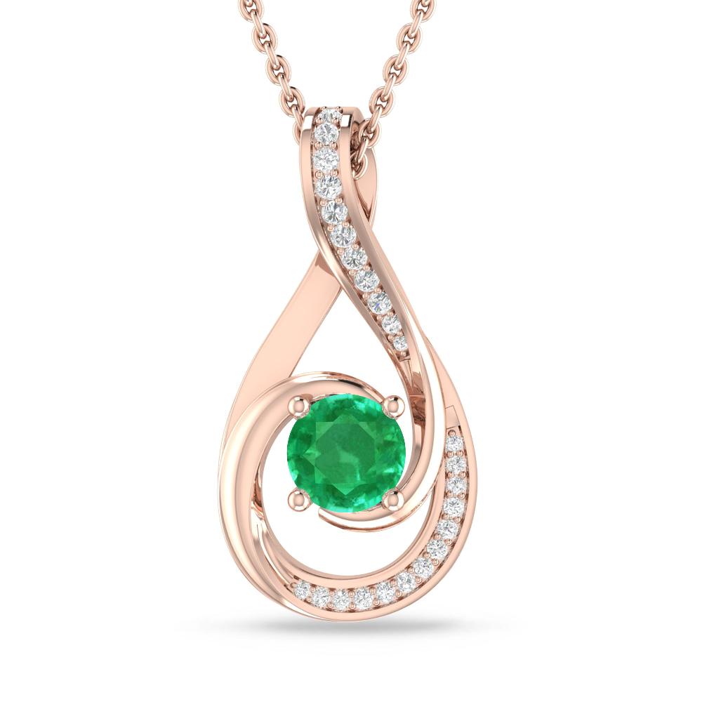 Rose Gold - Emerald