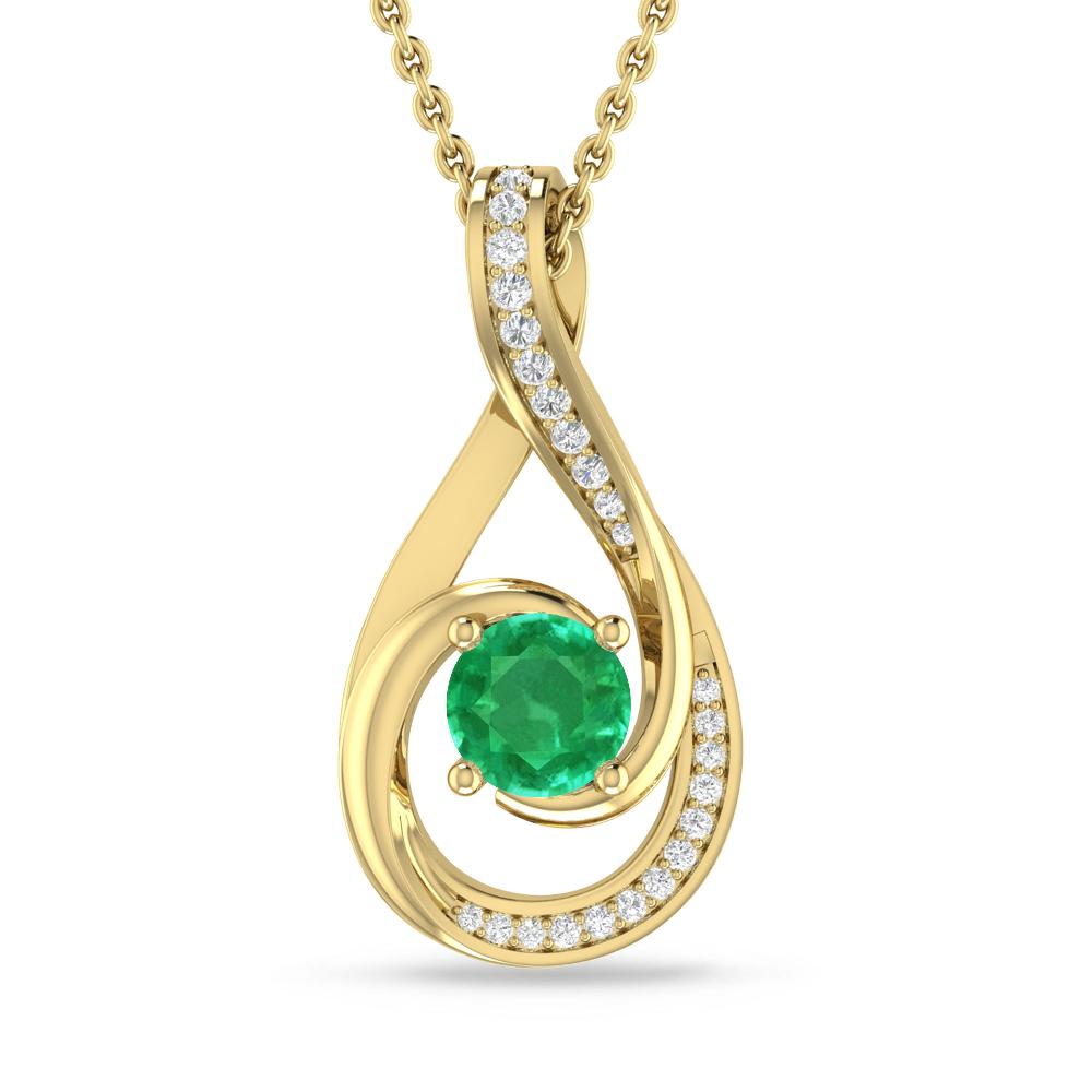 Yellow Gold - Emerald