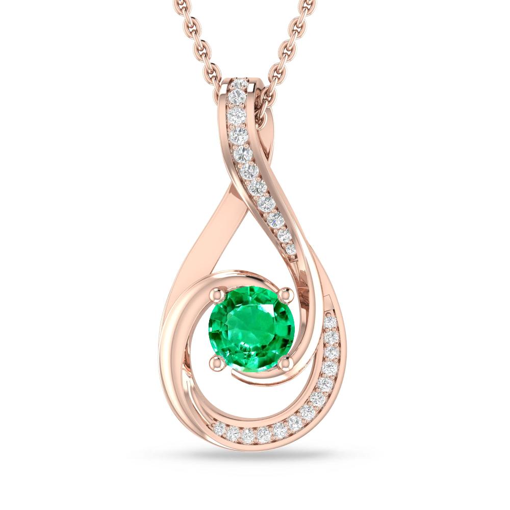 Rose Gold - Emerald