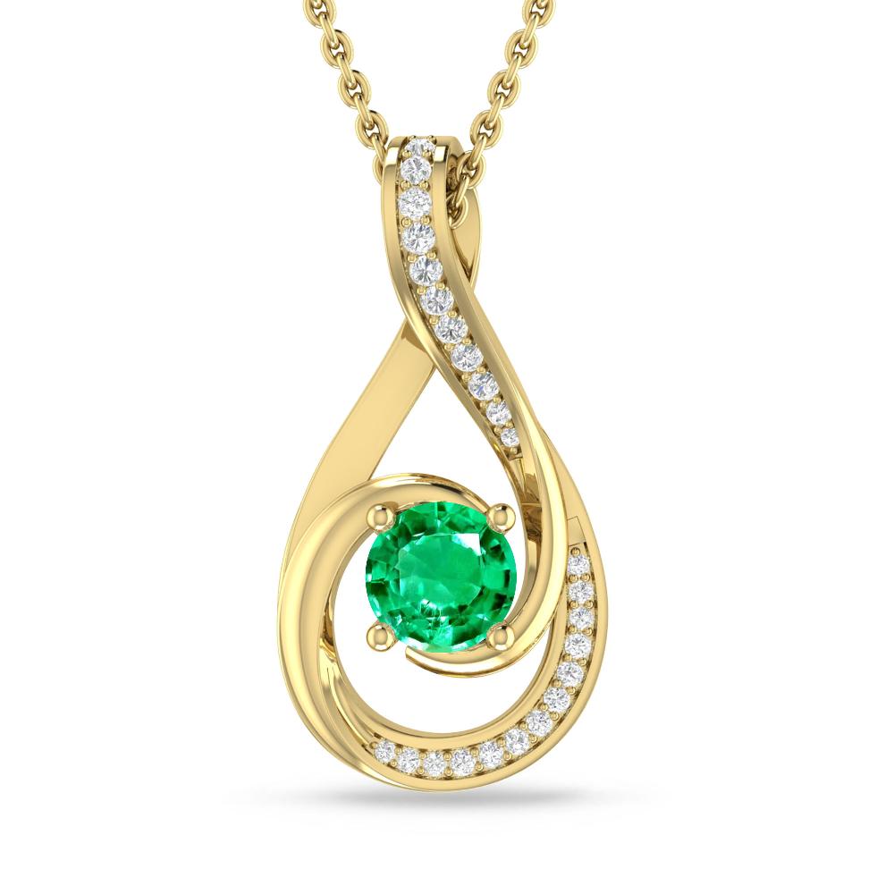 Yellow Gold - Emerald