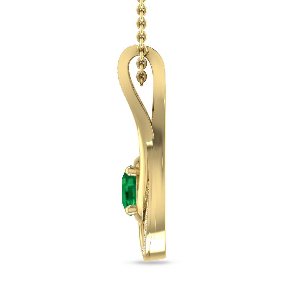 Yellow Gold - Emerald