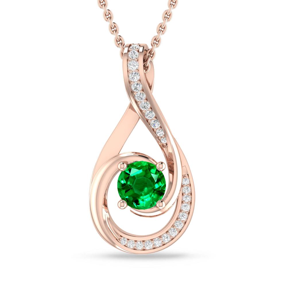 Rose Gold - Emerald