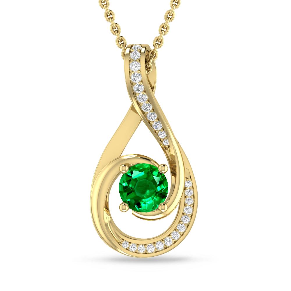 Yellow Gold - Emerald