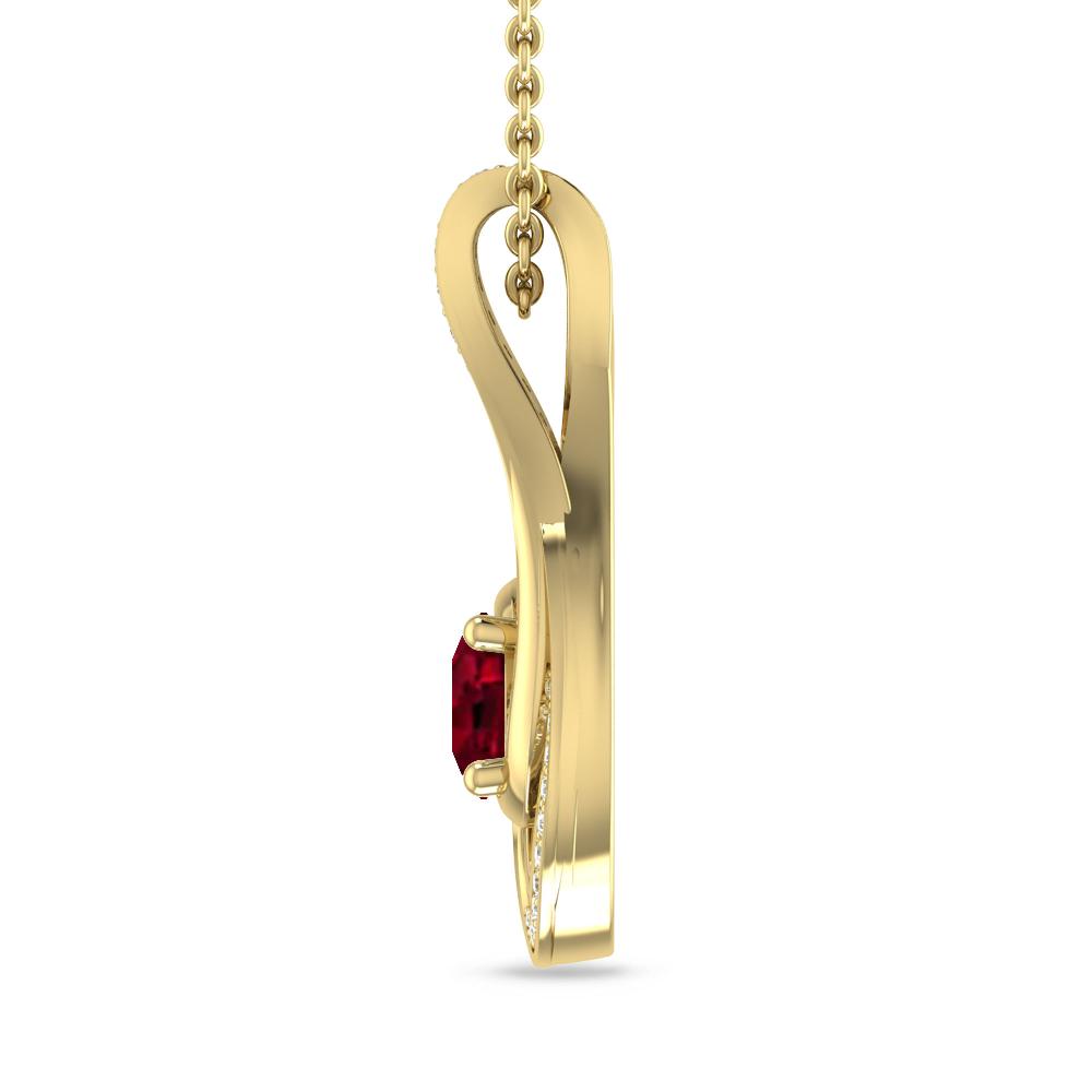 Yellow Gold - Garnet