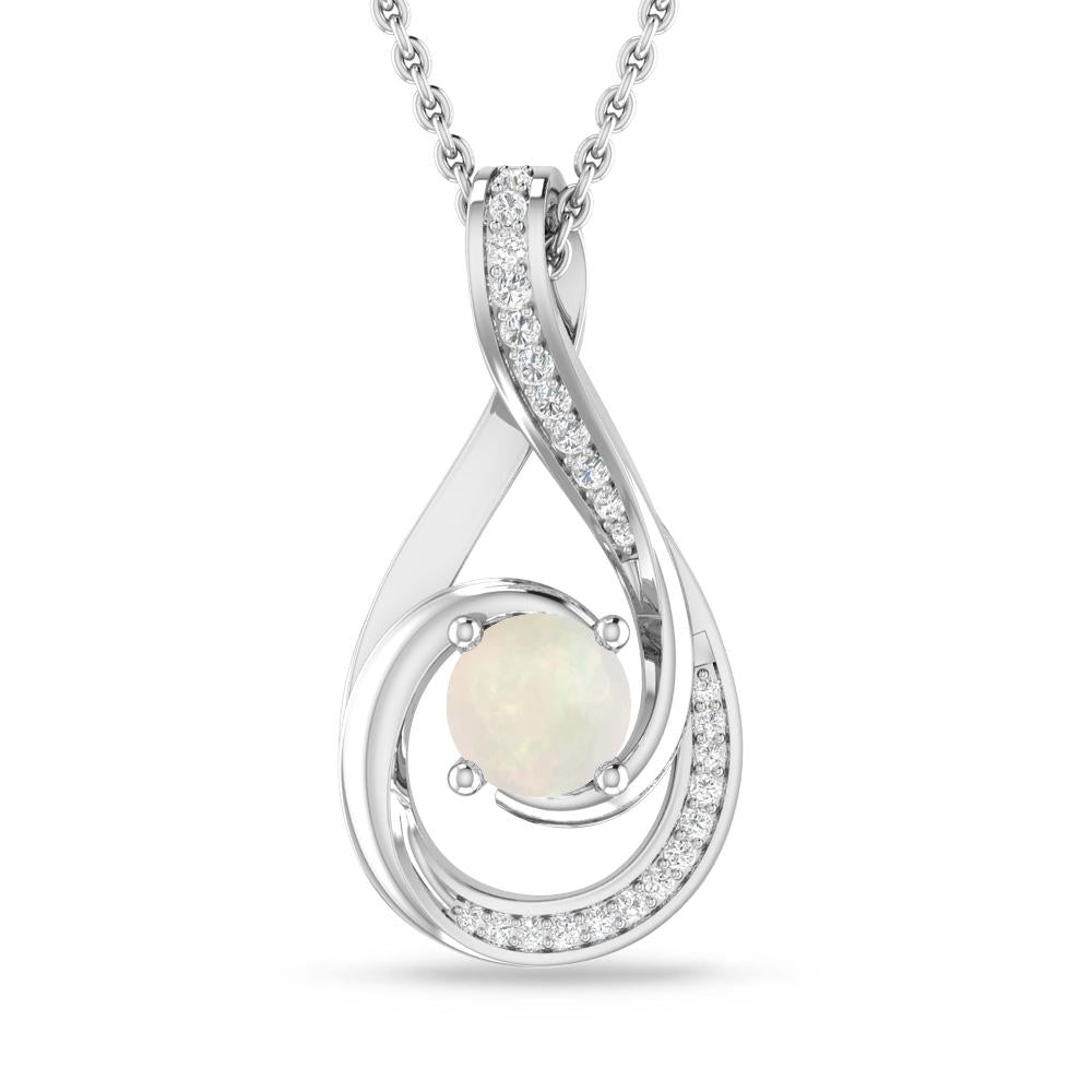 White Gold - Opal