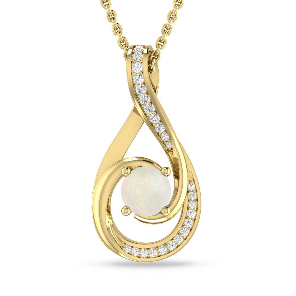 Yellow Gold - Opal