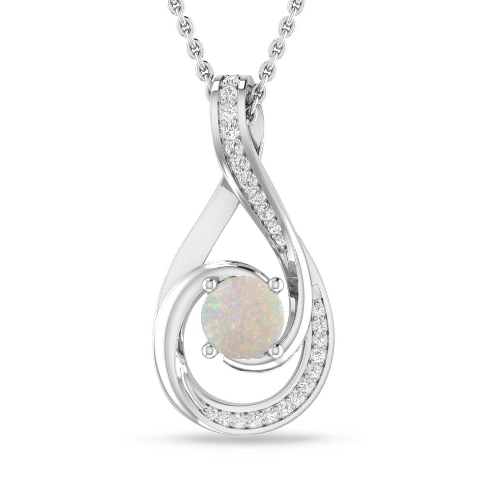 White Gold - Opal