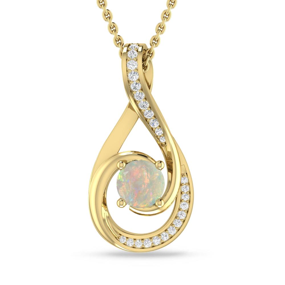 Yellow Gold - Opal