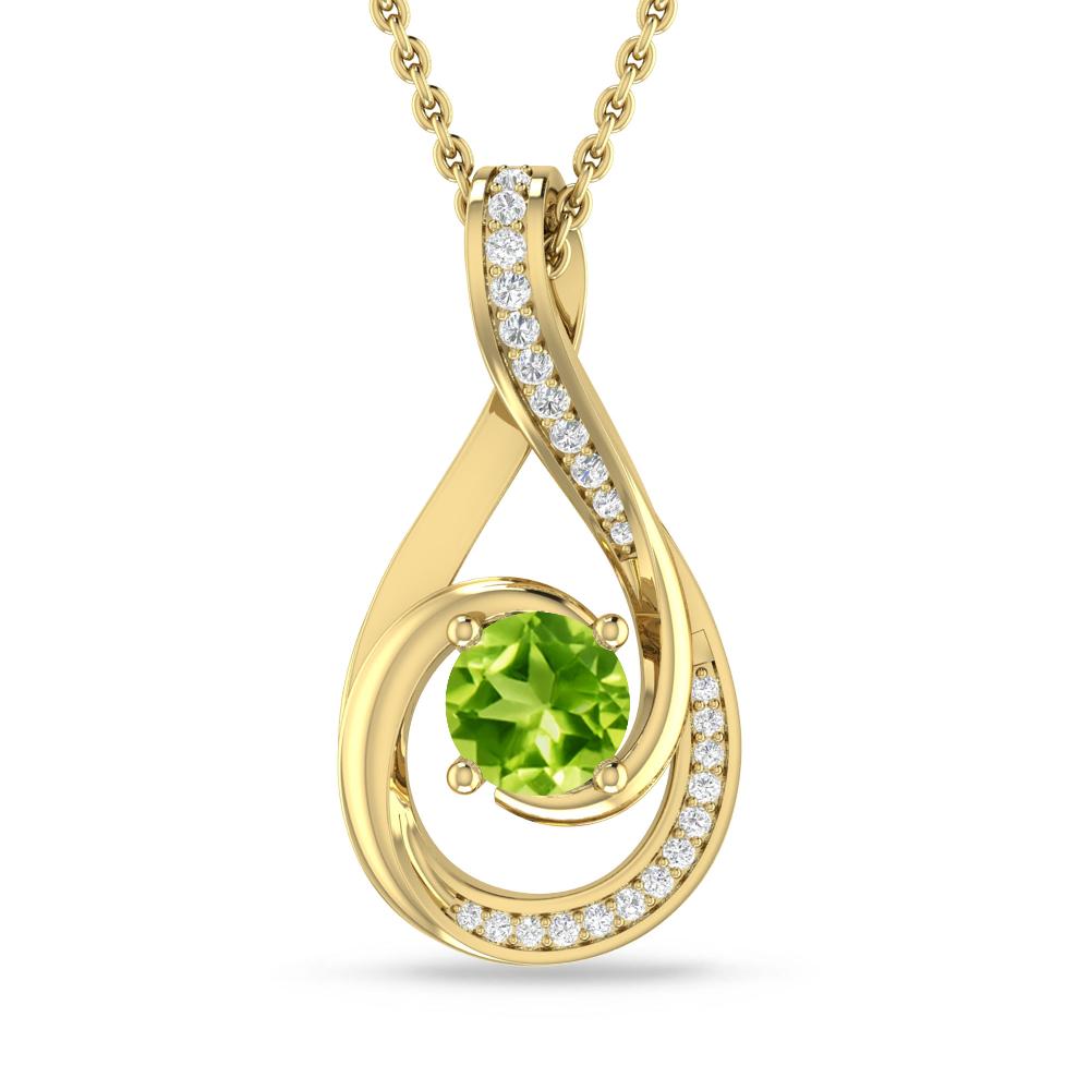 Yellow Gold - Peridot