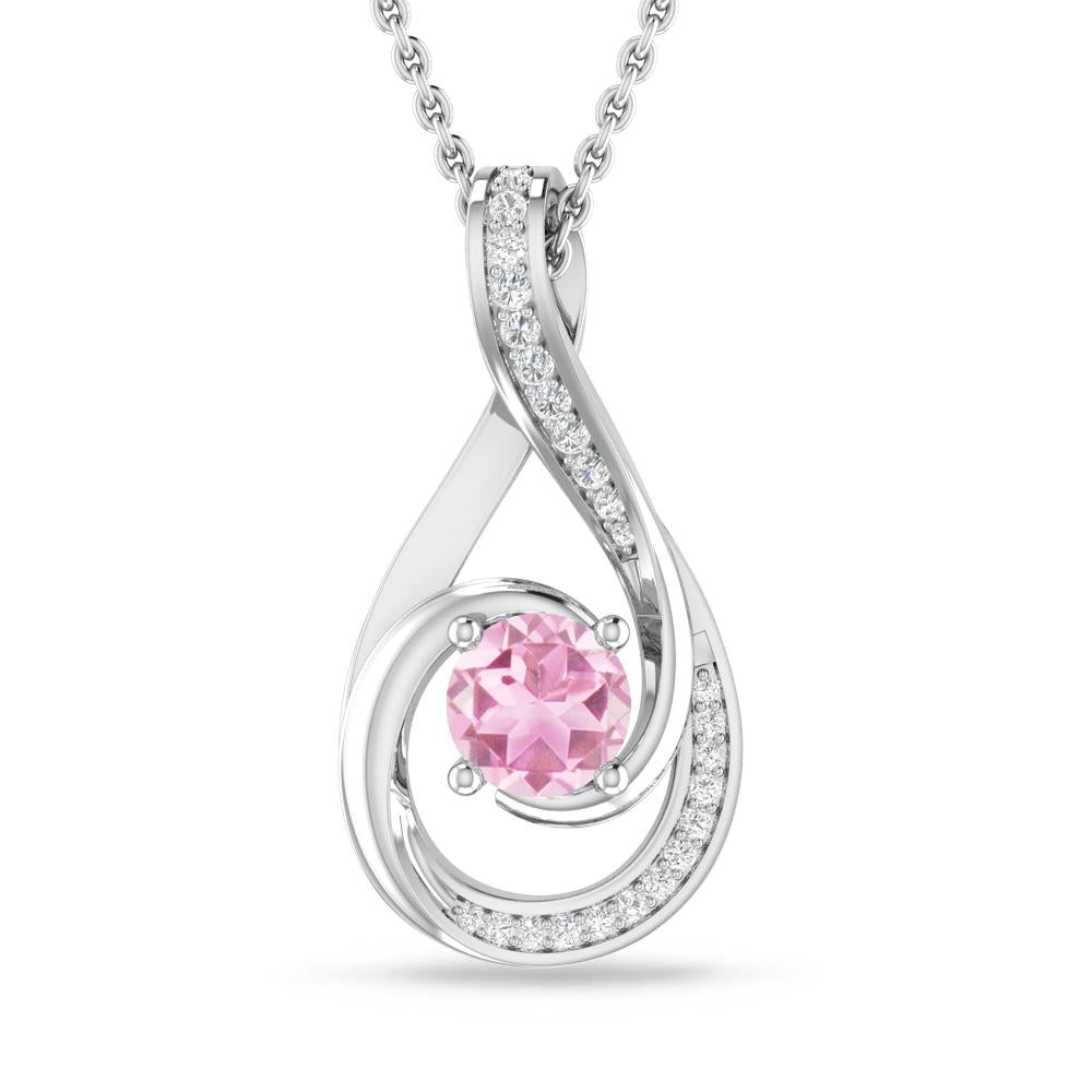 White Gold - Pink Tourmaline