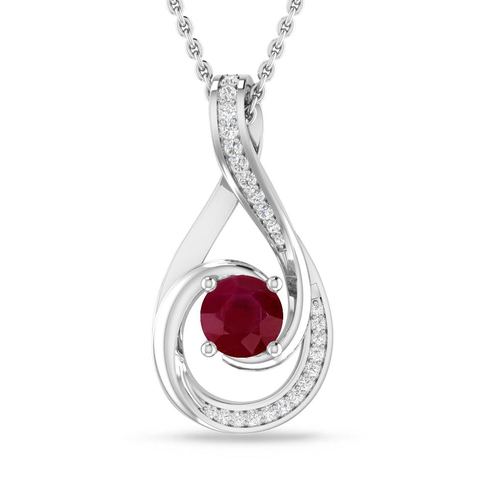 White Gold - Ruby