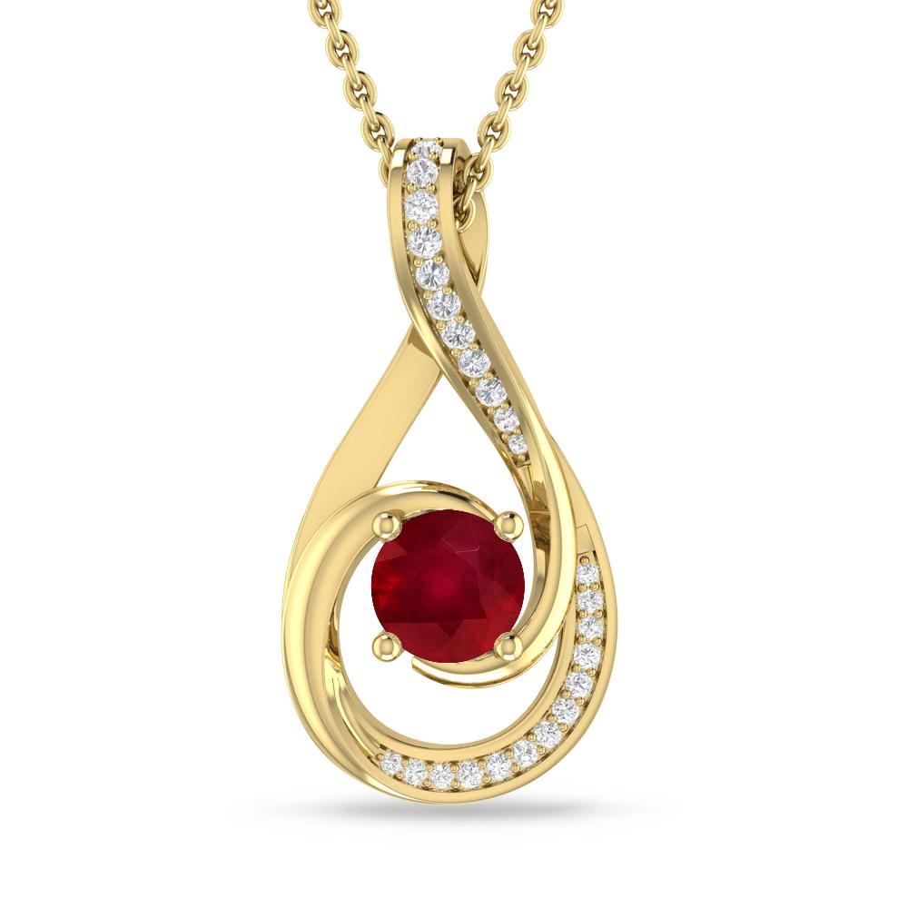 Yellow Gold - Ruby