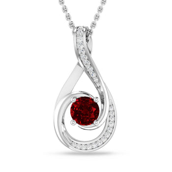 White Gold - Ruby