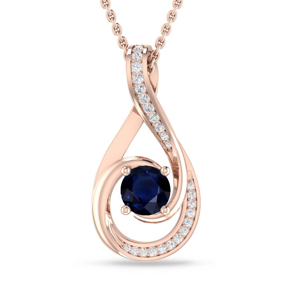 Rose Gold - Sapphire