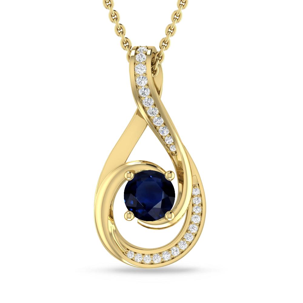 Yellow Gold - Sapphire