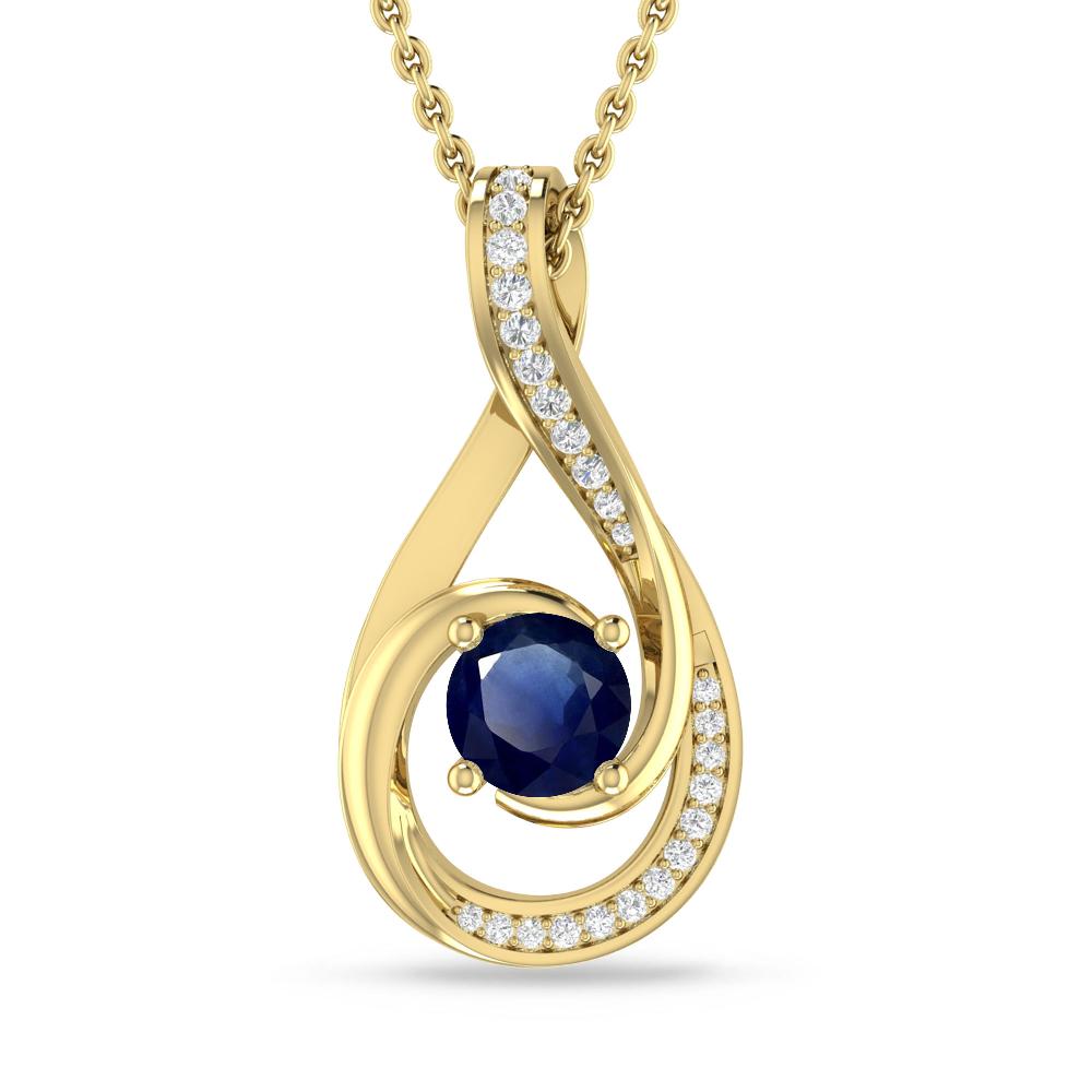 Yellow Gold - Sapphire