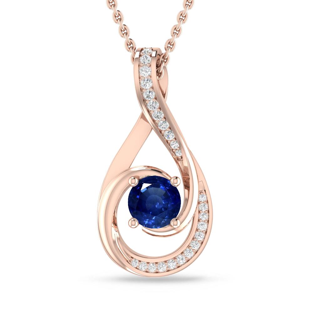 Rose Gold - Sapphire