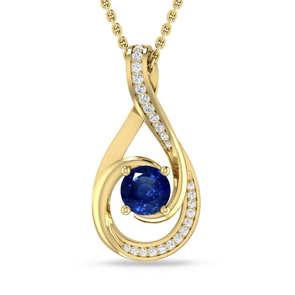 Yellow Gold - Sapphire