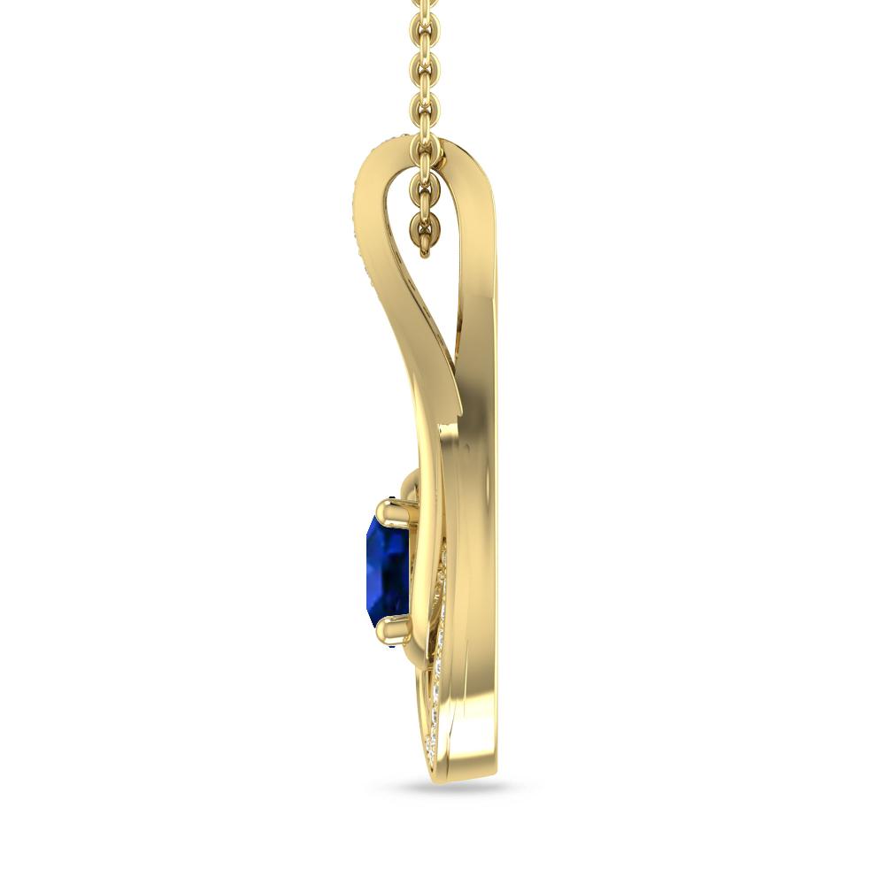 Yellow Gold - Sapphire