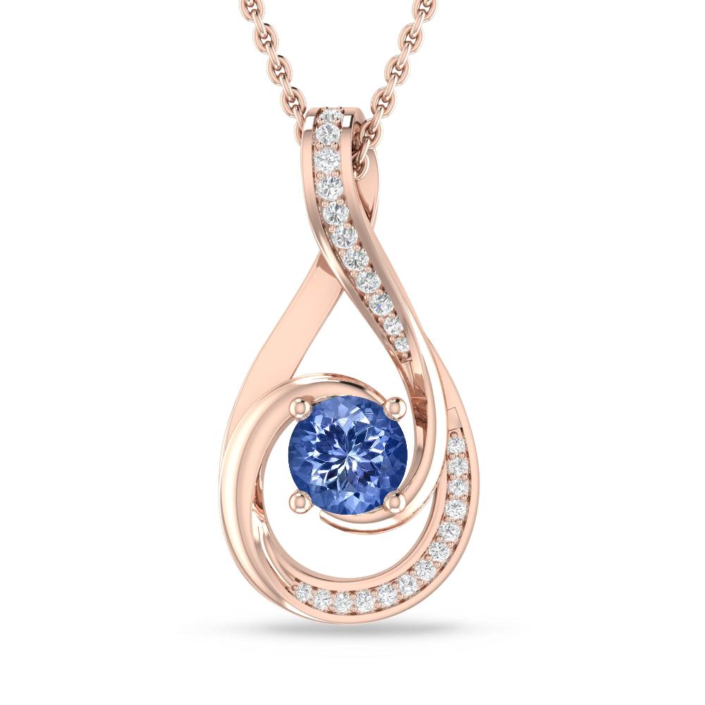 Rose Gold - Tanzanite