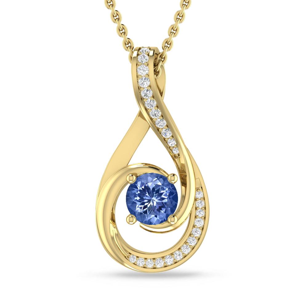 Yellow Gold - Tanzanite