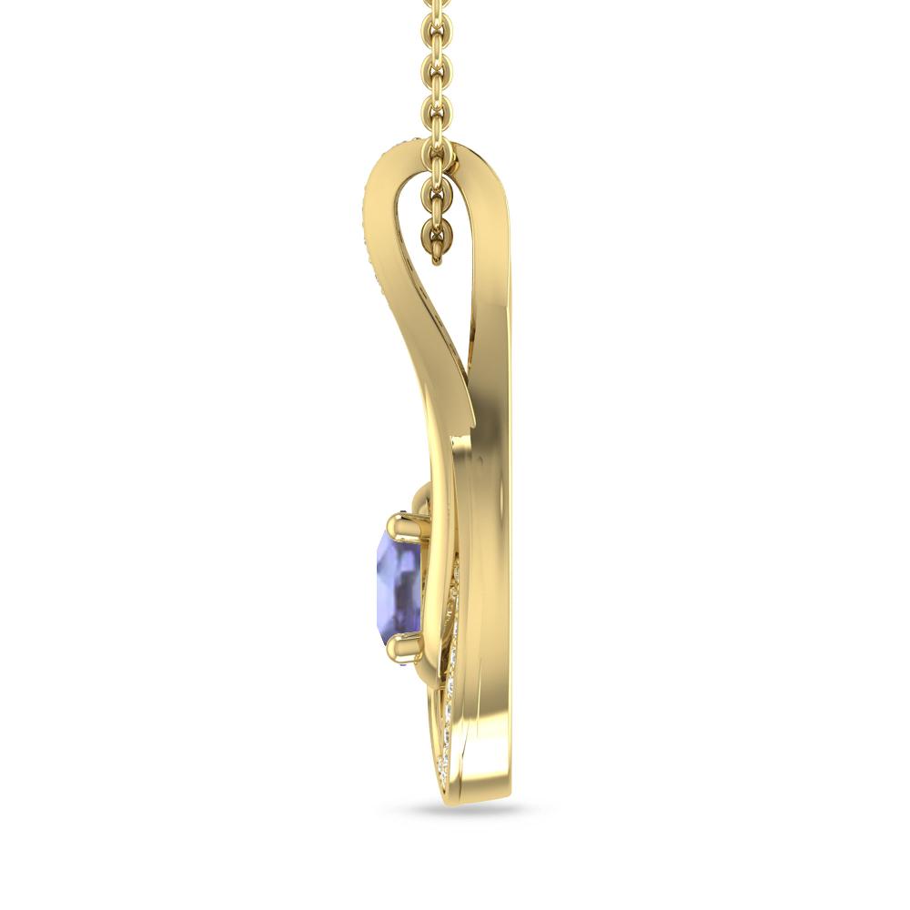 Yellow Gold - Tanzanite