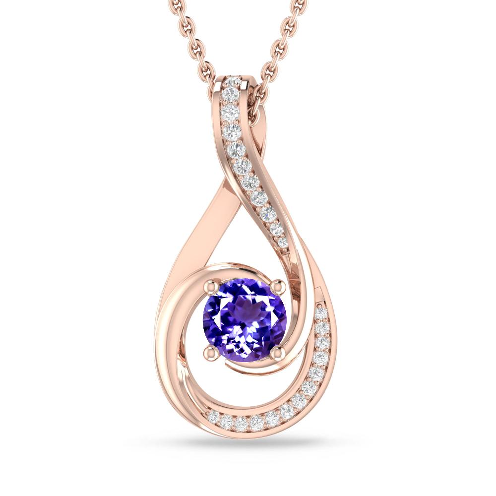 Rose Gold - Tanzanite