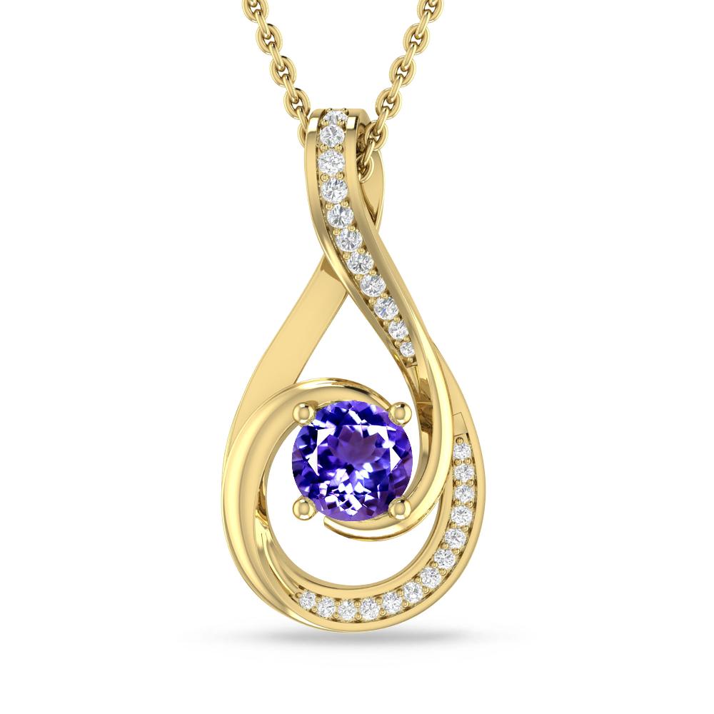 Yellow Gold - Tanzanite