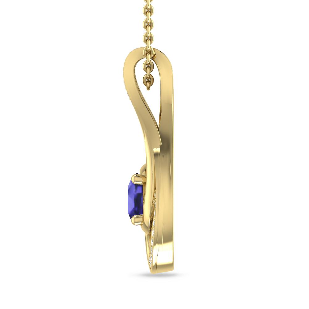 Yellow Gold - Tanzanite