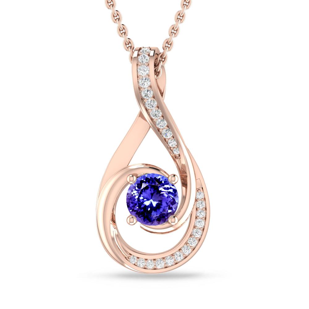 Rose Gold - Tanzanite