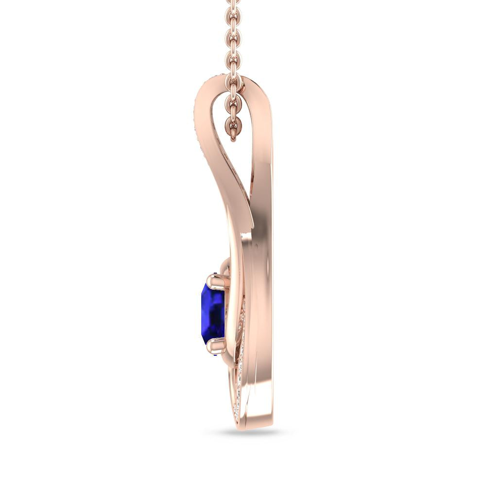 Rose Gold - Tanzanite