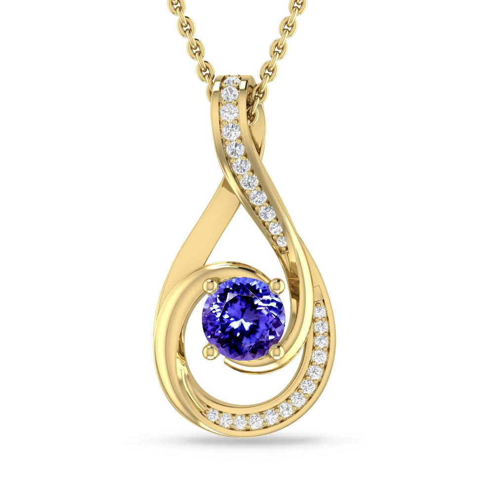 Yellow Gold - Tanzanite