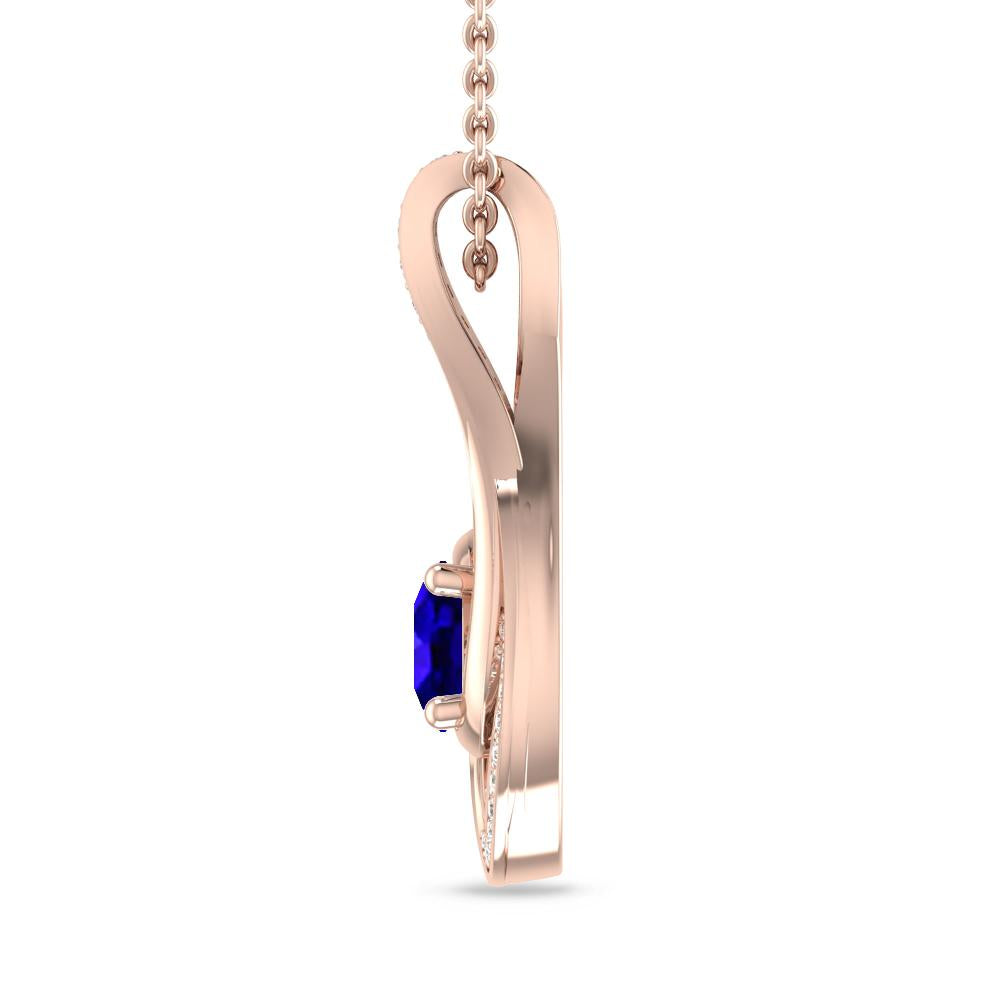 Rose Gold - Tanzanite