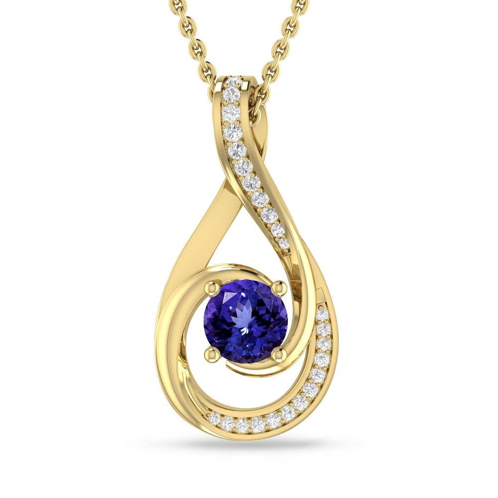 Yellow Gold - Tanzanite