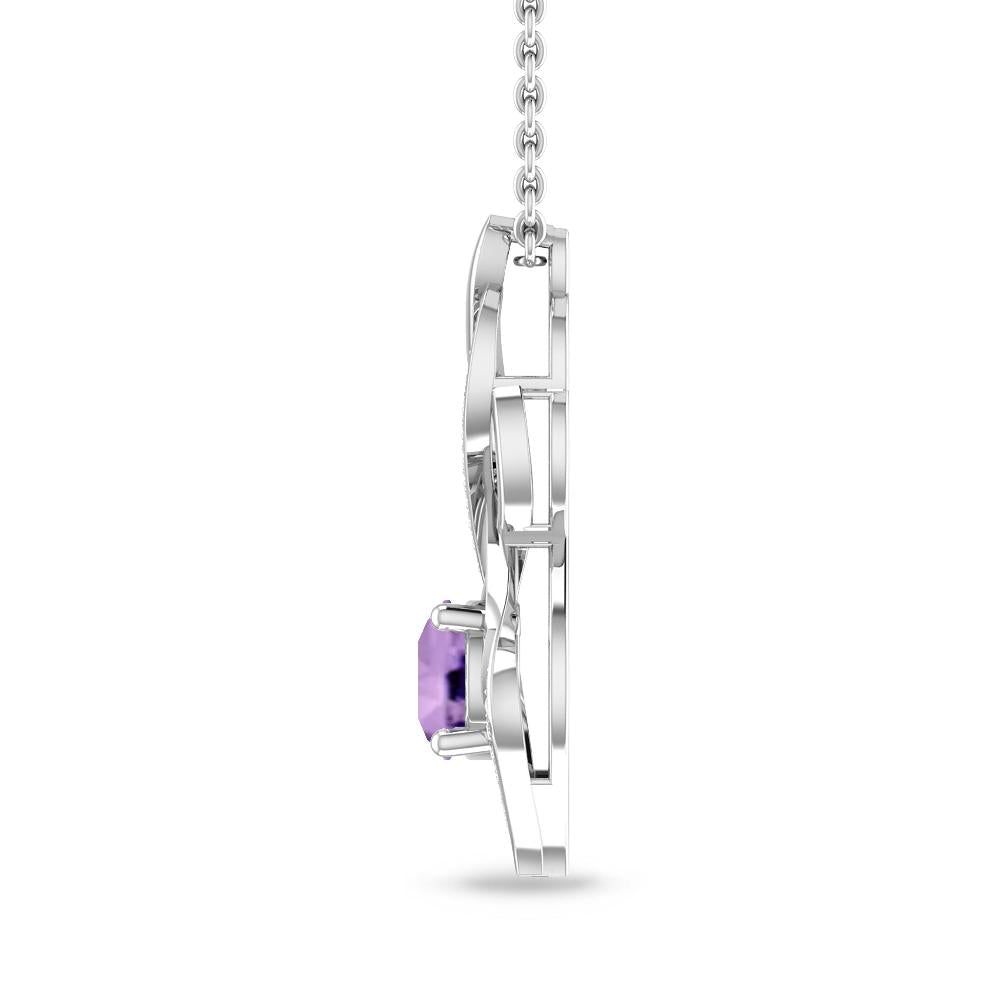 White Gold - Amethyst