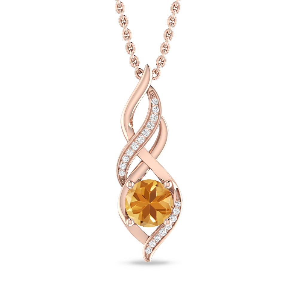 Rose Gold - Citrine