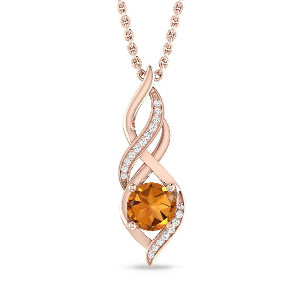 Rose Gold - Citrine