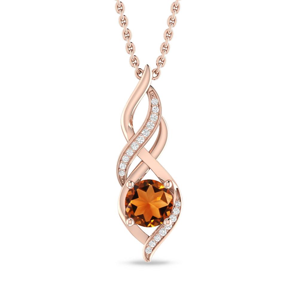 Rose Gold - Citrine