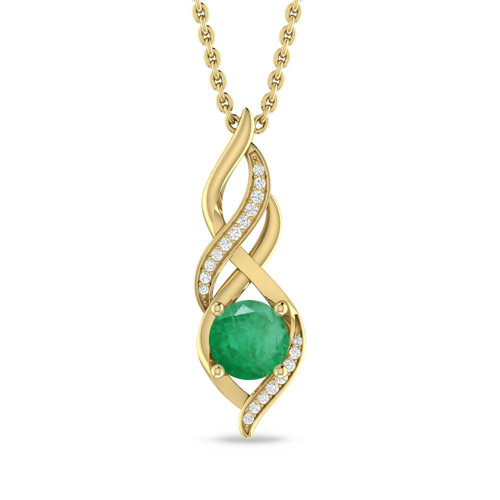 Yellow Gold - Emerald